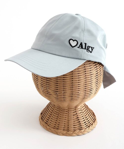 algy（アルジー）の「【UVカット】ALGY ベースボールキャップ（キャップ・キッズ・サックスブルー/ブラック・FREE）」の9枚目の写真