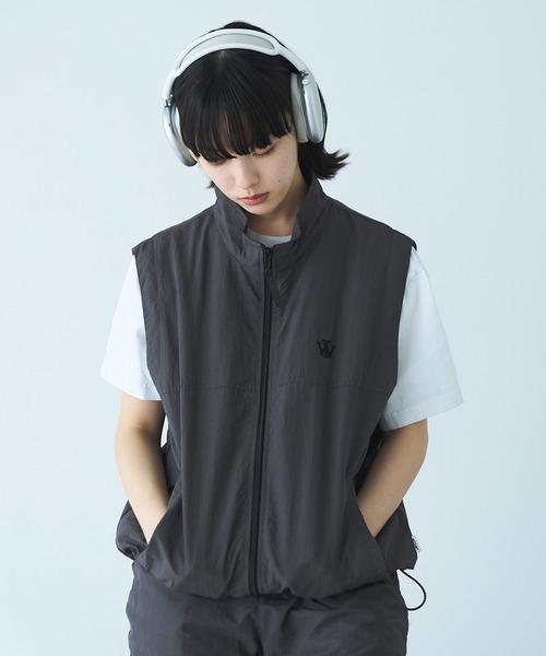 wake. sapporo ナイロンベスト　3LAYER Nylon Vest Wake Sapporo Nylon Vest M
