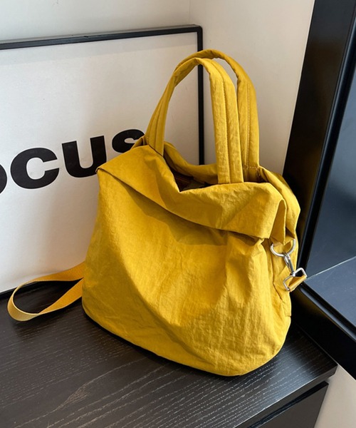 aimoha（アイモハ）の「2WAYナイロンバッグ（ショルダーバッグ・レディース・オフホワイト/ブラック/イエロー/グリーン・FREE）」の17枚目の写真