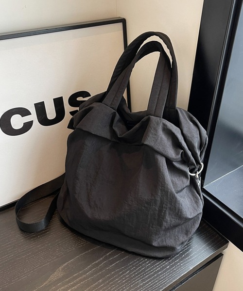 aimoha（アイモハ）の「2WAYナイロンバッグ（ショルダーバッグ・レディース・オフホワイト/ブラック/イエロー/グリーン・FREE）」の21枚目の写真