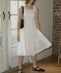 giunon ジウノン　ワンピース　ピンタックフリルドレス GIUNON（ジウノン）の「pin tuck frill dress / ピンタック