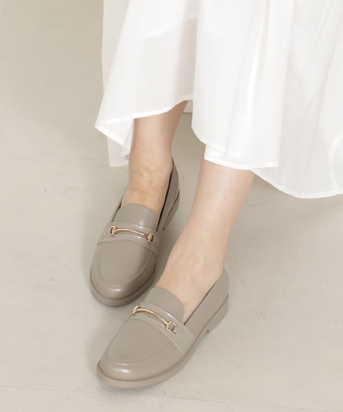 FOUND GOOD(ファウンドグッド)の「レインローファー(ローファー・レディース・ブラック/ベージュ・L/M/S)」の1枚目の写真