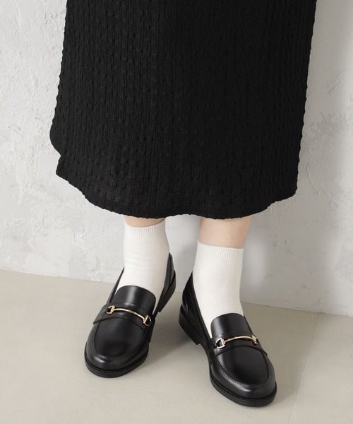 FOUND GOOD(ファウンドグッド)の「レインローファー(ローファー・レディース・ブラック/ベージュ・L/M/S)」の2枚目の写真