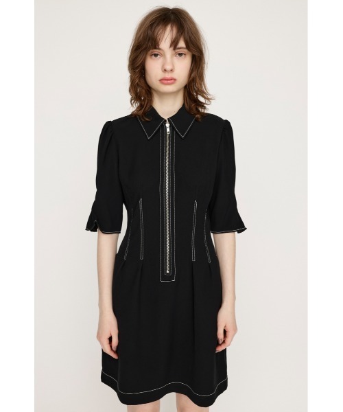 SLY（スライ）の「FRONT ZIP TUCK S/OP フロント ジップ タック