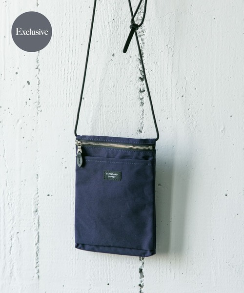 STANDARD SUPPLY(スタンダードサプライ)の「『別注』STANDARD SUPPLY×DOORS SLING PURSE M/L(ショルダーバッグ・メンズ・ダークグレー/ブルー/ネイビー/グリーン/レッド/ブラック/グレー/ライトブラウン/ゴールド/パープル/ベージュ・ONE)」の10枚目の写真