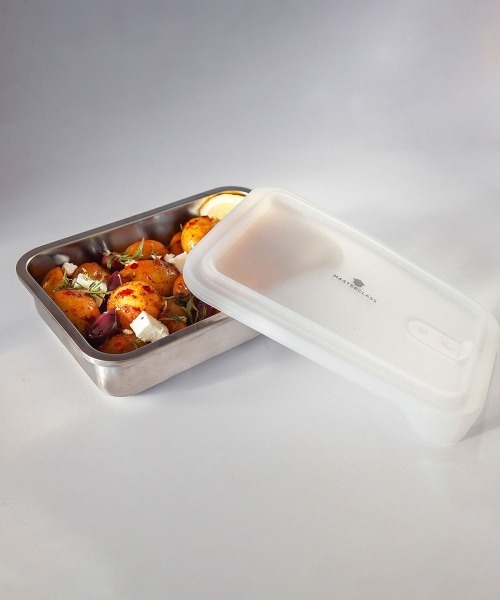 マスタークラス/ステンレス フード ストレージ 1.3L シルバー 冷凍 冷蔵（キッチン収納）｜entre square（アントレスクエアー）