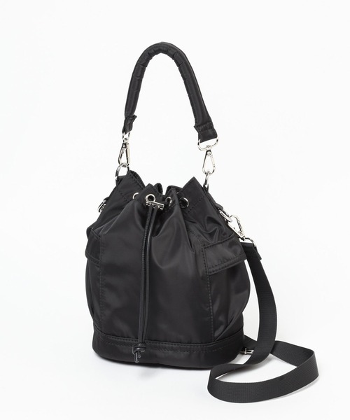 Heather(ヘザー)の「2WAYナイロンBAG 135881(ショルダーバッグ・レディース・ブラック/アイボリー・ONE SIZE)」の7枚目の写真