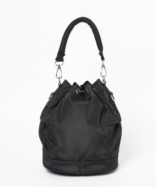 Heather(ヘザー)の「2WAYナイロンBAG 135881(ショルダーバッグ・レディース・ブラック/アイボリー・ONE SIZE)」の10枚目の写真