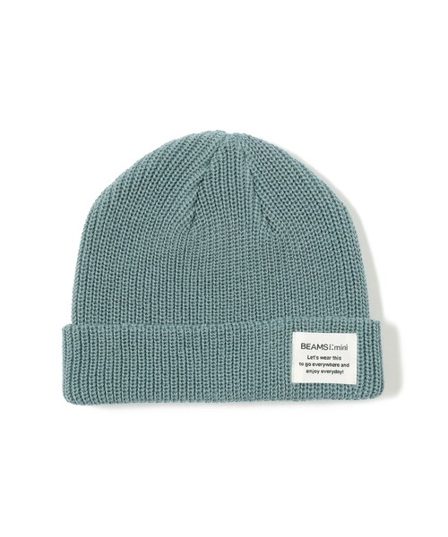 BEAMS mini（ビームスミニ）の「カラー リブ ワッチキャップ 2024FW（ニットキャップ/ビーニー・キッズ・パープル系その他4/イエロー/ブルー系その他・F(52～54㎝)）」の14枚目の写真