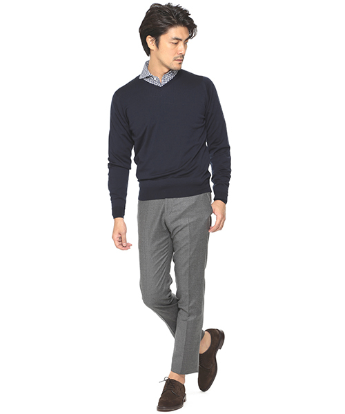 PT01(ピーティーゼロウーノ)の「PT01 / "EVO-F"サキソニー(EXCLUSIVE NEW MODEL)(スラックス・メンズ・シルバー/グレー/ネイビー・42/44/46/48/52/50)」の5枚目の写真