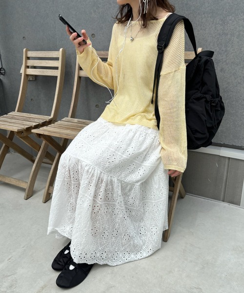 withoutsummer レーススカート off lace skirt セール】コットンレーススカート / cotton lace skirt（スカート