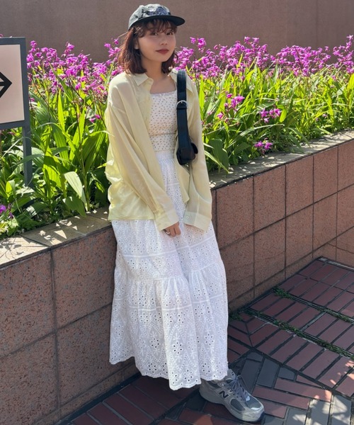 Birthday room(バースデイルーム)の「コットンレーススカート / cotton lace skirt(スカート・レディース・ホワイト・FREE)」の8枚目の写真