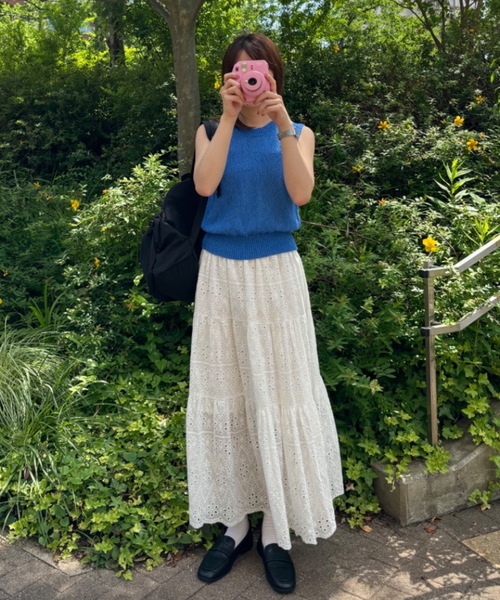 コットンレーススカート / cotton lace skirt（スカート