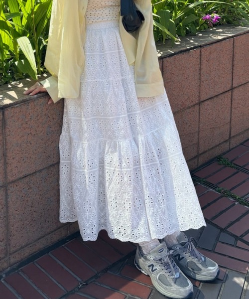 コットンレーススカート / cotton lace skirt（スカート）｜Birthday