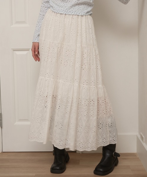 コットンレーススカート / cotton lace skirt（スカート）｜Birthday