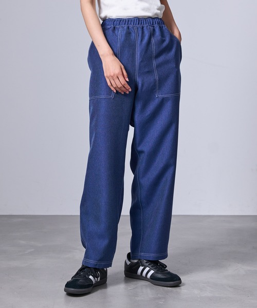 j.n.r.d(ジェー・エヌ・アール・ディー)の「【セットアップ対応】j.n.r.d/デニムコントラストベイカーパンツ(デニムパンツ・メンズ・ブルー系その他6/ネイビー・LL/M/L)」の16枚目の写真