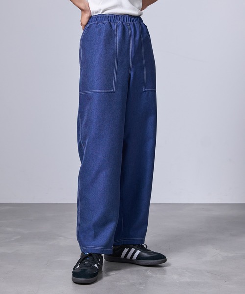 j.n.r.d(ジェー・エヌ・アール・ディー)の「【セットアップ対応】j.n.r.d/デニムコントラストベイカーパンツ(デニムパンツ・メンズ・ブルー系その他6/ネイビー・LL/M/L)」の17枚目の写真