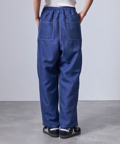 j.n.r.d(ジェー・エヌ・アール・ディー)の「【セットアップ対応】j.n.r.d/デニムコントラストベイカーパンツ(デニムパンツ・メンズ・ブルー系その他6/ネイビー・LL/M/L)」の18枚目の写真
