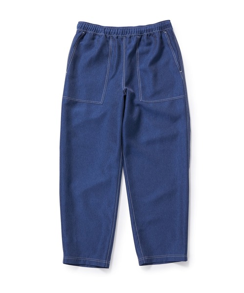 j.n.r.d(ジェー・エヌ・アール・ディー)の「【セットアップ対応】j.n.r.d/デニムコントラストベイカーパンツ(デニムパンツ・メンズ・ブルー系その他6/ネイビー・LL/M/L)」の4枚目の写真