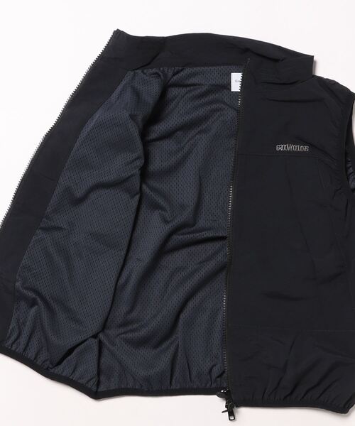 GROOVY COLORS(グルービーカラーズ)の「Nylon Taffeta Vest(ダウンベスト・キッズ・ブラック・140/130)」の3枚目の写真