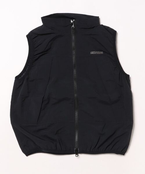 GROOVY COLORS(グルービーカラーズ)の「Nylon Taffeta Vest(ダウンベスト・キッズ・ブラック・140/130)」の5枚目の写真