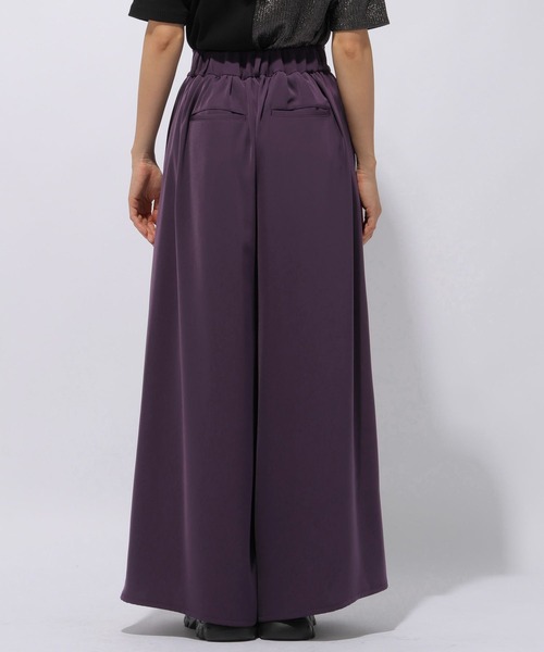 HARE(ハレ)の「トロミワイドパンツ(HARE)(スラックス・レディース・パープル/ブラック・FREE)」の17枚目の写真
