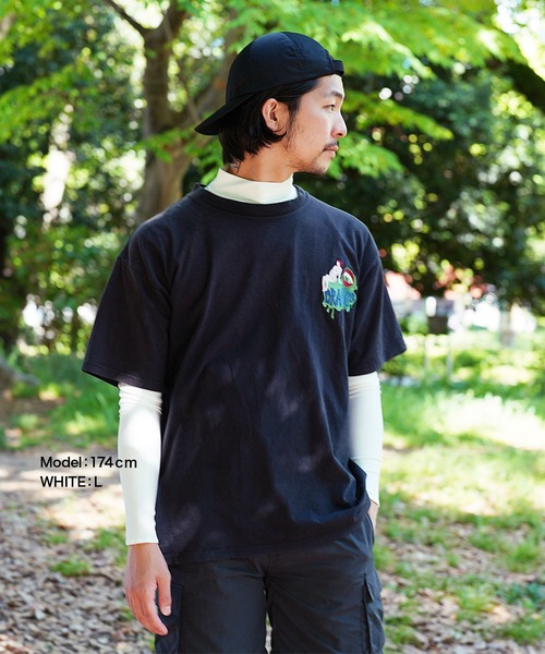 CRAZY FERRET(クレイジーフェレット)の「トップス スタンダード メンズ アンジャン an giang(Tシャツ/カットソー・メンズ・カーキ/ネイビー/ブラウン/ホワイト/ブラック・LARGE/MEDIUM/XX-LARGE/X-LARGE)」の8枚目の写真