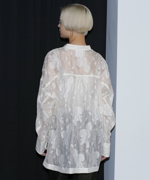 ブラウス シャツ (GENE HEAVENS)VOLUME SLEEVE DENIM SHIRT WITH STUDS レディース GENE HEAVENS/VOLUME SLEEVE DENIM SHIRT WITH STUDS – calif