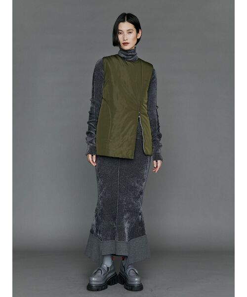 セール】PADDED ZIP VEST / パテッドジップベスト（ダウンベスト 