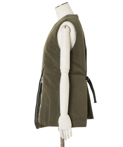 セール】PADDED ZIP VEST / パテッドジップベスト（ダウンベスト