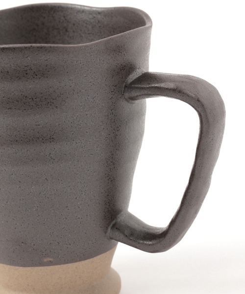 LAKOLE(ラコレ)の「美濃焼きジョッキ / 138552(グラス/マグカップ/タンブラー・レディース・ホワイト/チャコール・FREE)」の7枚目の写真