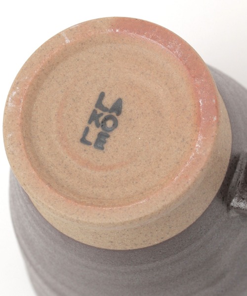 LAKOLE(ラコレ)の「美濃焼きジョッキ / 138552(グラス/マグカップ/タンブラー・レディース・ホワイト/チャコール・FREE)」の6枚目の写真