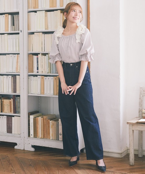 Areeam（アリーム）の「フリルリボンブラウス（シャツ/ブラウス）」 - WEAR