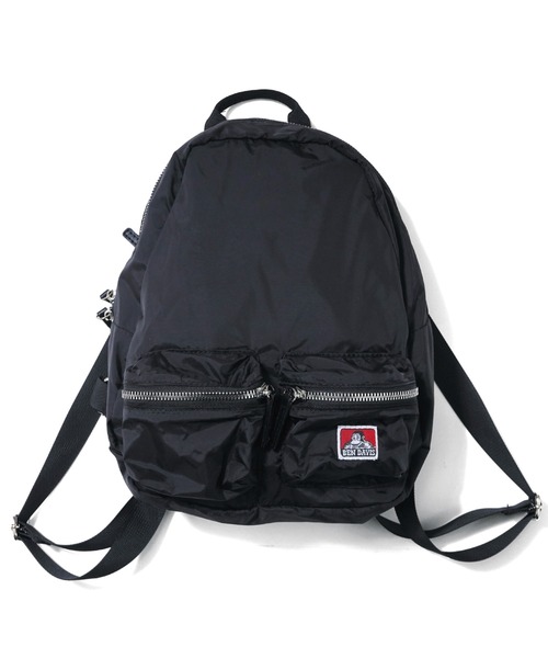 BEN DAVIS（ベンデイビス）の「【BEN DAVIS】SILVER ZIPPER MINI DAYPACK（バックパック/リュック・レディース・ブラック・FREE）」の2枚目の写真