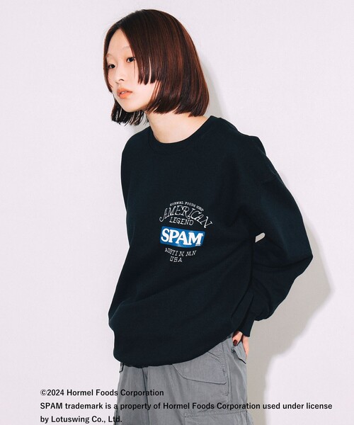 セール】BEAMS T / SPAM(R)BRAND CREW SWEAT（スウェット）｜BEAMS T 