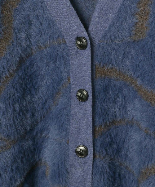 LEPSIM（レプシィム）の「7ゲージニュアンス柄カーディガン