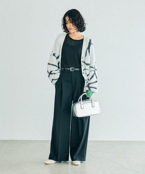 LEPSIM(レプシィム)の「7ゲージニュアンス柄カーディガン 133293(カーディガン/ボレロ・レディース・グレー/ブルー/オフホワイト・FREE)」の18枚目の写真