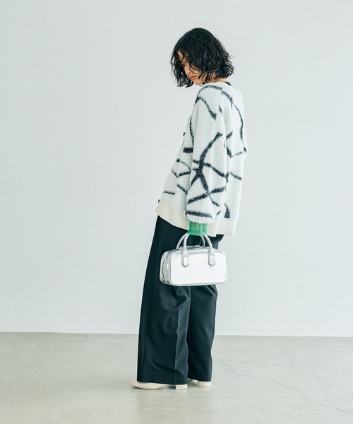 LEPSIM(レプシィム)の「7ゲージニュアンス柄カーディガン 133293(カーディガン/ボレロ・レディース・グレー/ブルー/オフホワイト・FREE)」の19枚目の写真