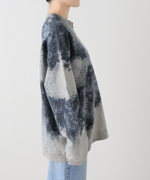 NOMA t.d.(ノーマティーディー)の「NOMA t.d. / ノーマティーディー Hand Dyed Twist Sweat N38-CS02(スウェット・レディース・グレー・SMALL/LARGE)」の12枚目の写真