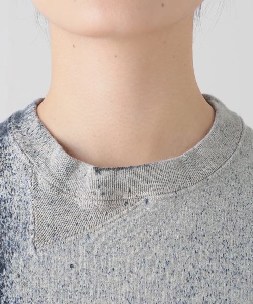 NOMA t.d.(ノーマティーディー)の「NOMA t.d. / ノーマティーディー Hand Dyed Twist Sweat N38-CS02(スウェット・レディース・グレー・SMALL/LARGE)」の6枚目の写真