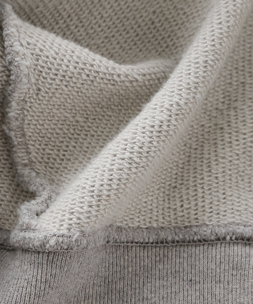 NOMA t.d.(ノーマティーディー)の「NOMA t.d. / ノーマティーディー Hand Dyed Twist Sweat N38-CS02(スウェット・レディース・グレー・SMALL/LARGE)」の4枚目の写真