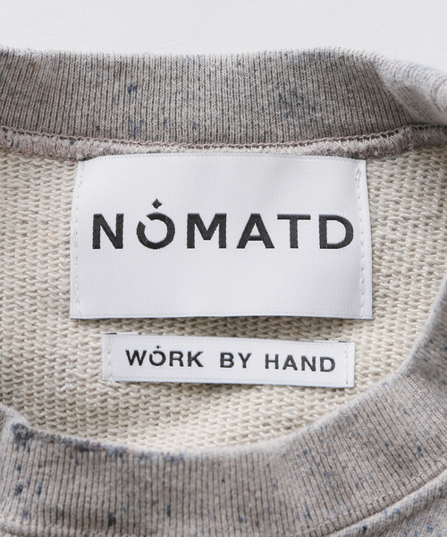 NOMA t.d.(ノーマティーディー)の「NOMA t.d. / ノーマティーディー Hand Dyed Twist Sweat N38-CS02(スウェット・レディース・グレー・SMALL/LARGE)」の3枚目の写真
