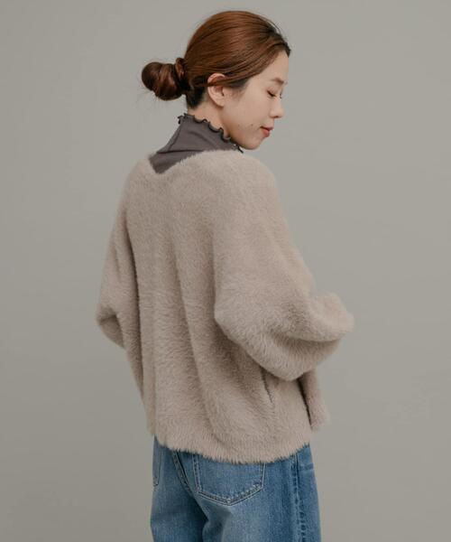 URBAN RESEARCH Sonny Label（アーバンリサーチサニーレーベル）の「『UR TECH』蓄熱ハイネックプルオーバー（Tシャツ/カットソー・レディース・チャコールグレー/ブラック/オフホワイト/ブルー/グリーン系その他・FREE）」の8枚目の写真