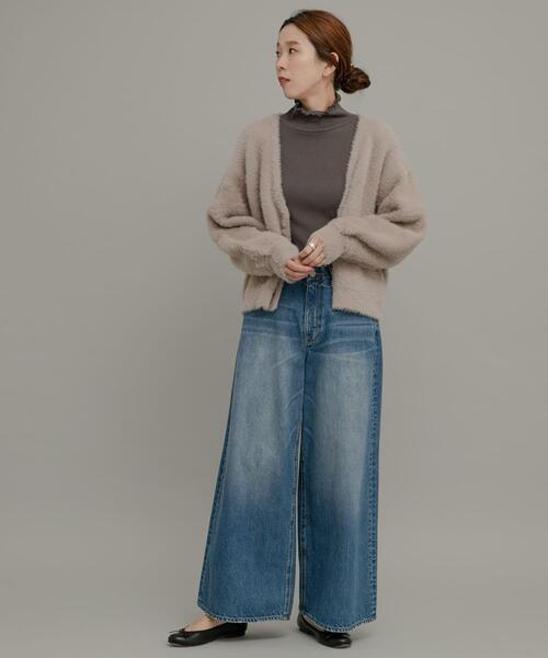 URBAN RESEARCH Sonny Label（アーバンリサーチサニーレーベル）の「『UR TECH』蓄熱ハイネックプルオーバー（Tシャツ/カットソー・レディース・チャコールグレー/ブラック/オフホワイト/ブルー/グリーン系その他・FREE）」の9枚目の写真