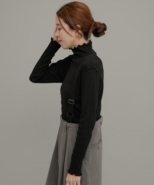 URBAN RESEARCH Sonny Label（アーバンリサーチサニーレーベル）の「『UR TECH』蓄熱ハイネックプルオーバー（Tシャツ/カットソー・レディース・チャコールグレー/ブラック/オフホワイト/ブルー/グリーン系その他・FREE）」の17枚目の写真