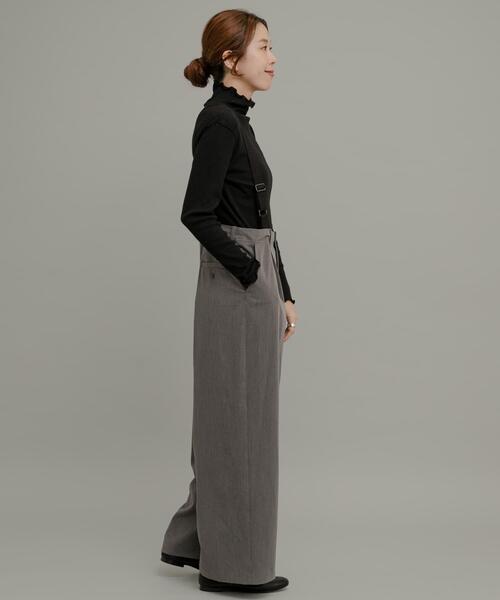 URBAN RESEARCH Sonny Label（アーバンリサーチサニーレーベル）の「『UR TECH』蓄熱ハイネックプルオーバー（Tシャツ/カットソー・レディース・チャコールグレー/ブラック/オフホワイト/ブルー/グリーン系その他・FREE）」の20枚目の写真