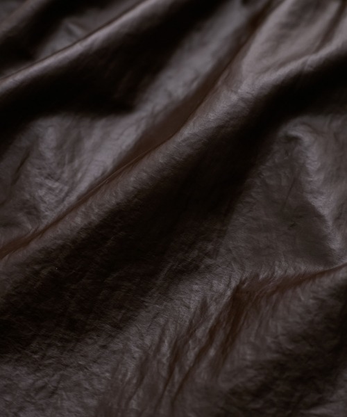 VIS（ビス）の「チンツ加工ギャザーロングスカート（スカート・レディース・ベージュ/ブラウン系その他・FREE）」の10枚目の写真