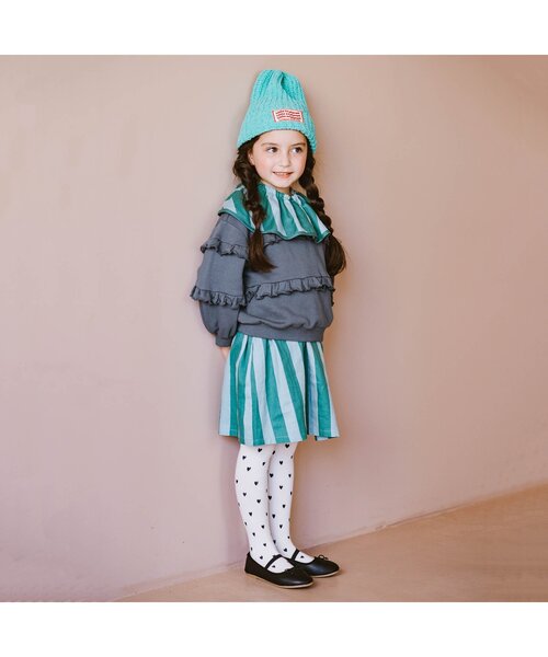 セール】フリルデザイントレーナー（スウェット）｜p.premier