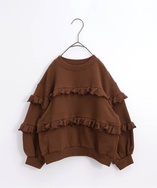 セール】フリルデザイントレーナー（スウェット）｜p.premier