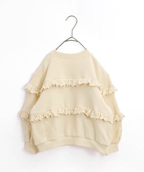セール】フリルデザイントレーナー（スウェット）｜p.premier